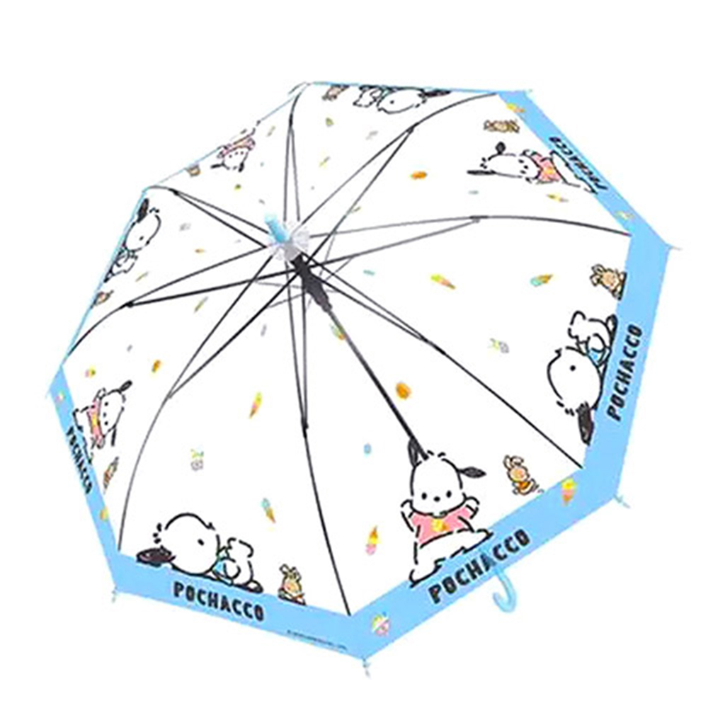 산리오포차코 캐릭터 56cm POE 우산(블루) 101516